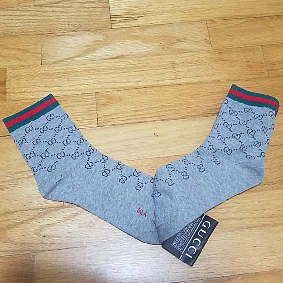 New gucci socks stripe red green unisex - Picture 7 of 8